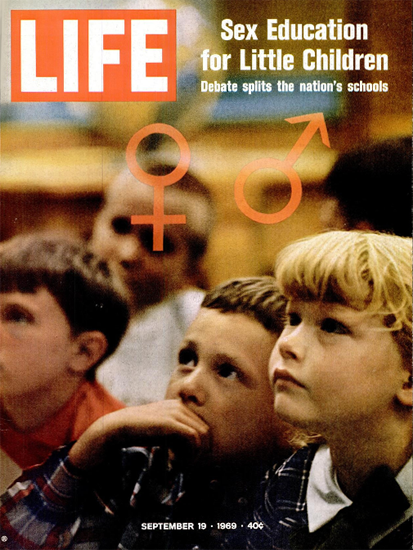 Sex Education for Little Children 19 Sep 1969 Copyright Life Magazine | Life Magazine Color Photo Covers 1937-1970