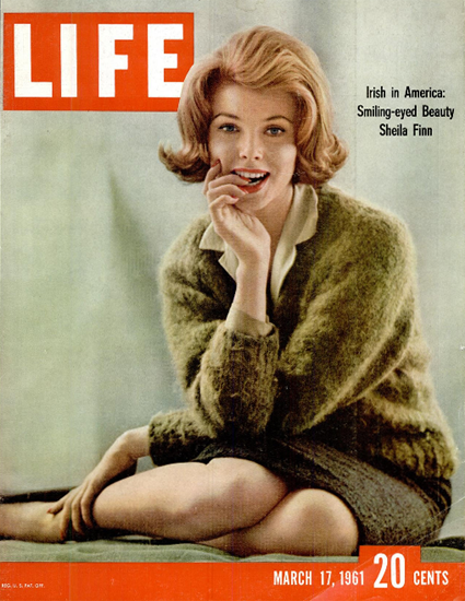 Sheila Finn Irish in America 17 Mar 1961 Copyright Life Magazine | Life Magazine Color Photo Covers 1937-1970