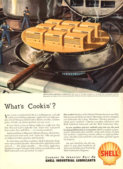 Shell Whats Cookin 1947 | Vintage Ad and Cover Art 1891-1970