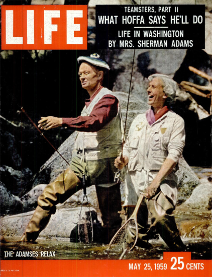 Sherman Adams Life in Washington 25 May 1959 Copyright Life Magazine | Life Magazine Color Photo Covers 1937-1970