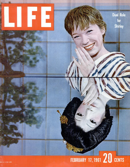 Shirley MacLaine Dual in My Geisha 17 Feb 1961 Copyright Life Magazine | Life Magazine Color Photo Covers 1937-1970