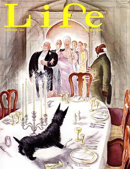 Sibbert Bundy Life Humor Magazine 1935-11 Copyright | Life Magazine Graphic Art Covers 1891-1936