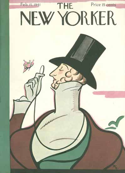 Signature Display Typeface of The New Yorker 1941_02_15 Copyright | The New Yorker Graphic Art Covers 1925-1945