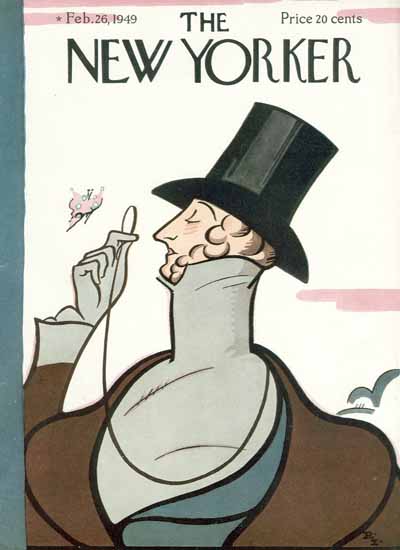 Signature Display Typeface of The New Yorker 1949_02_26 Copyright | The New Yorker Graphic Art Covers 1946-1970