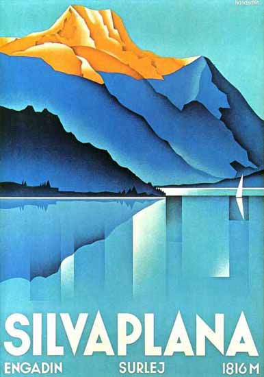 Silvaplana Engadin Switzerland Poster | Vintage Travel Posters 1891-1970