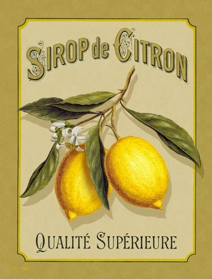 Sirop De Citron Qualite Superieur Sirup | Vintage Ad and Cover Art 1891-1970