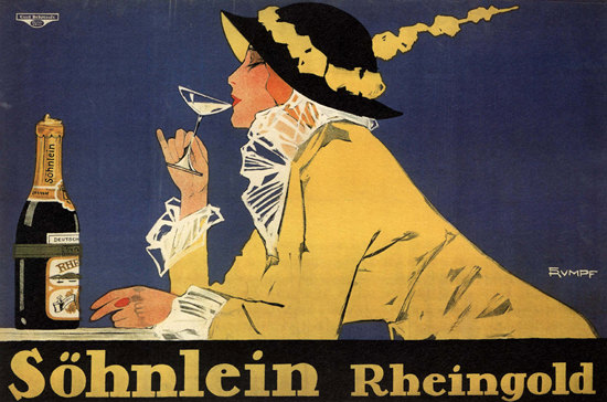 Soehnlein Reingold Sekt Germany Sparkling Wine | Sex Appeal Vintage Ads and Covers 1891-1970