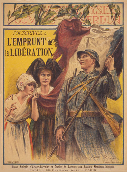 Souscrivez A L Emprunt De La Liberation | Vintage War Propaganda Posters 1891-1970