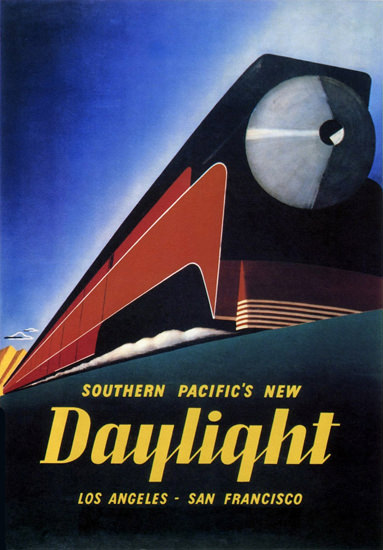 Southern Pacific New Daylight 1930s | Vintage Travel Posters 1891-1970