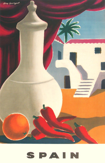 Spain House 1950 | Vintage Travel Posters 1891-1970