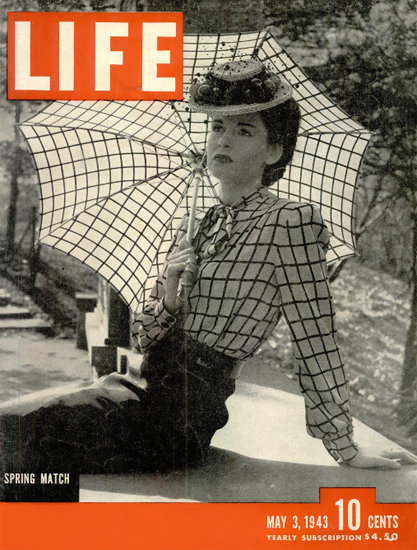 Spring Match 3 May 1943 Copyright Life Magazine | Life Magazine BW Photo Covers 1936-1970