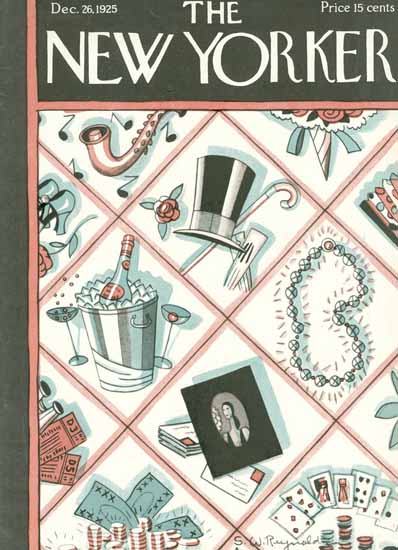 Stanley W Reynolds The New Yorker 1925_12_26 Copyright | The New Yorker Graphic Art Covers 1925-1945