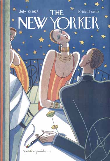 Stanley W Reynolds The New Yorker 1927_07_23 Copyright | The New Yorker Graphic Art Covers 1925-1945