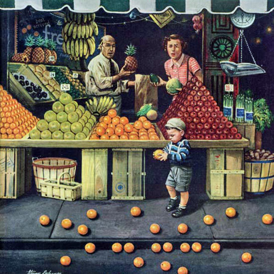 Stevan Dohanos Saturday Evening Post 1953_09_19 Copyright crop | Best of Vintage Cover Art 1900-1970