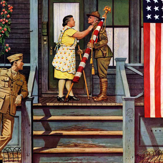 Stevan Dohanos Saturday Evening Post Vet 1947_07_05 Copyright crop | Best of 1940s Ad and Cover Art