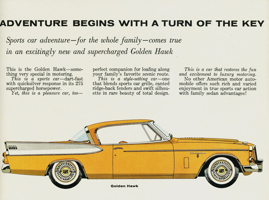 Studebaker Golden Hawk 1957 | Vintage Cars 1891-1970