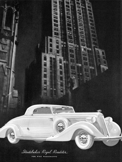 Studebaker Regal Roadster 1935 Skyscraper | Vintage Cars 1891-1970