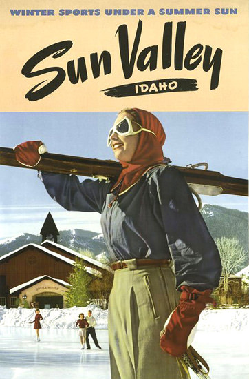 Sun Valley Idaho Wintersports Summer Sun | Sex Appeal Vintage Ads and Covers 1891-1970