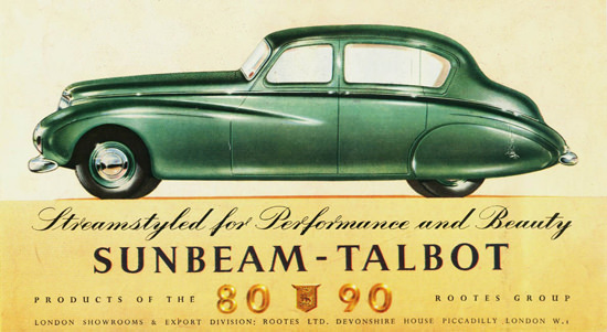 Sunbeam Talbot Saloon 1949 | Vintage Cars 1891-1970