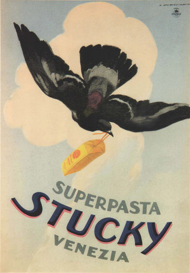 Superpasta Stucky Venezia Italy Italia | Vintage Ad and Cover Art 1891-1970