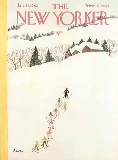 Susanne Suba The New Yorker 1962_01_27 Copyright | The New Yorker Graphic Art Covers 1946-1970