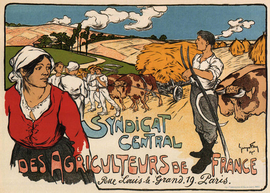 Syndicat Central Des Agriculteurs De France | Vintage Ad and Cover Art 1891-1970