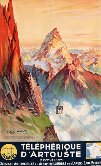 Telepherique D Artouste 1937 | Vintage Travel Posters 1891-1970