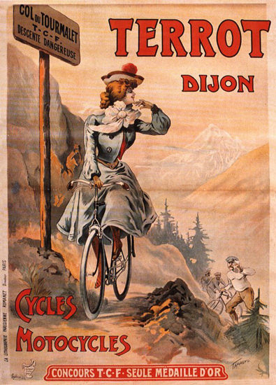 Terrot Cie Dijon Cycles Motorcycles 1903 | Vintage Travel Posters 1891-1970