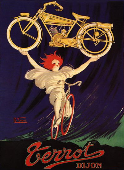 Terrot Cie Dijon Cycles Motorcycles 1922 | Vintage Travel Posters 1891-1970