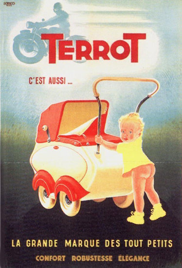 Terrot La Grande Marque Des Tout Petits 1952 | Vintage Ad and Cover Art 1891-1970