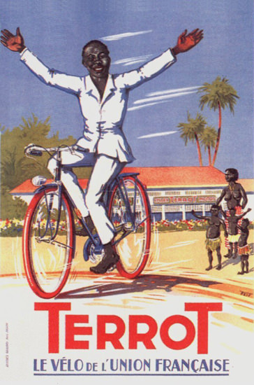 Terrot Le Velo De L Union Francaise 1950 Dumay | Vintage Travel Posters 1891-1970