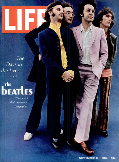 The Beatles Hey Jude Revolution 13 Sep 1968 Copyright Life Magazine | Life Magazine Color Photo Covers 1937-1970