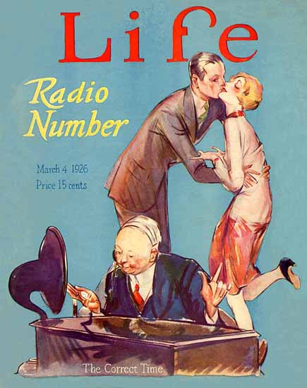 The Correct Time Life Humor Magazine 1926-03-04 Copyright | Life Magazine Graphic Art Covers 1891-1936