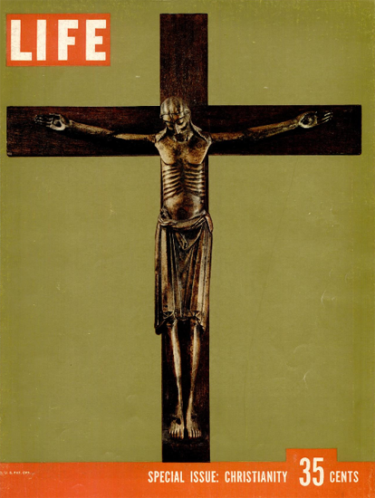 The Great Werden Crucifix 26 Dec 1955 Copyright Life Magazine | Life Magazine Color Photo Covers 1937-1970