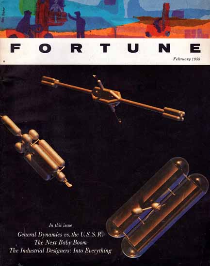 The Industrial Designers Fortune Magazine February 1959 Copyright | Fortune Magazine Graphic Art Covers 1930-1959