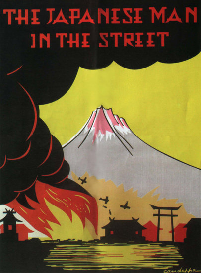 The Japanese Man In The Street Ceylon | Vintage War Propaganda Posters 1891-1970