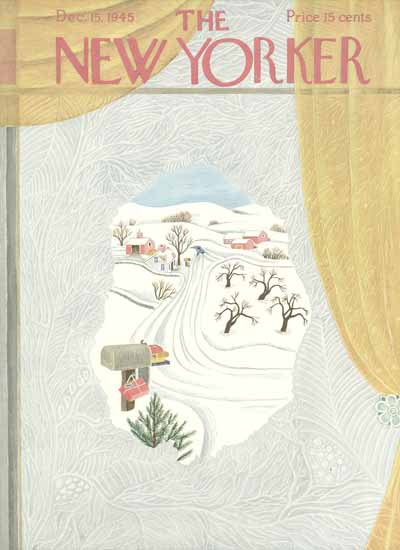 The New Yorker 1945_12_15 Copyright | The New Yorker Graphic Art Covers 1925-1945