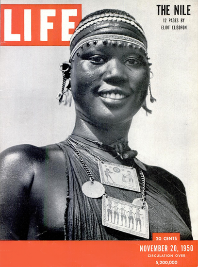 The Nile 20 Nov 1950 Copyright Life Magazine | Life Magazine BW Photo Covers 1936-1970