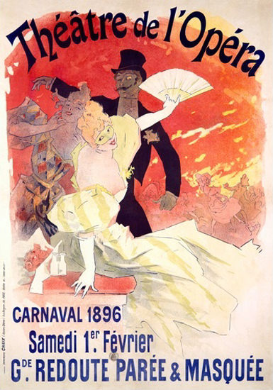 Theatre De L Opera Carnaval Paris 1896 | Sex Appeal Vintage Ads and Covers 1891-1970