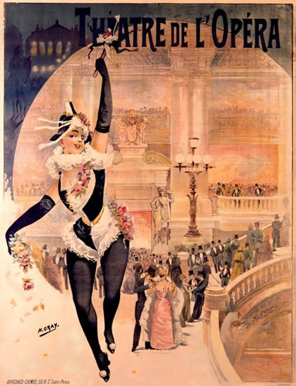 Theatre De L Opera Paris Dancer Henri Gray | Sex Appeal Vintage Ads and Covers 1891-1970