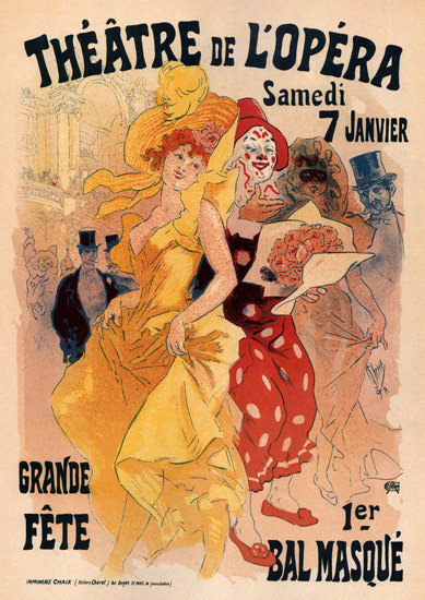 Theatre Do L Opera Grande Fete Bal Masque | Sex Appeal Vintage Ads and Covers 1891-1970