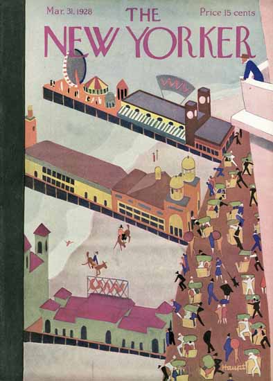 Theodore G Haupt The New Yorker 1928_03_31 Copyright | The New Yorker Graphic Art Covers 1925-1945