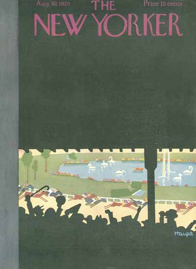 Theodore G Haupt The New Yorker 1929_08_10 Copyright | The New Yorker Graphic Art Covers 1925-1945