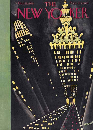 Theodore G Haupt The New Yorker 1929_10_26 Copyright | The New Yorker Graphic Art Covers 1925-1945