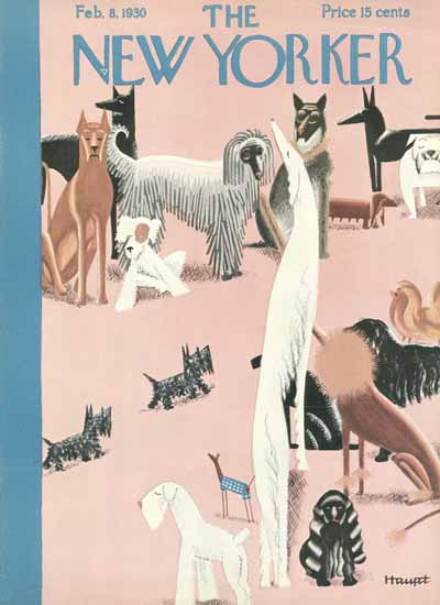 Theodore G Haupt The New Yorker 1930_02_08 Copyright | The New Yorker Graphic Art Covers 1925-1945