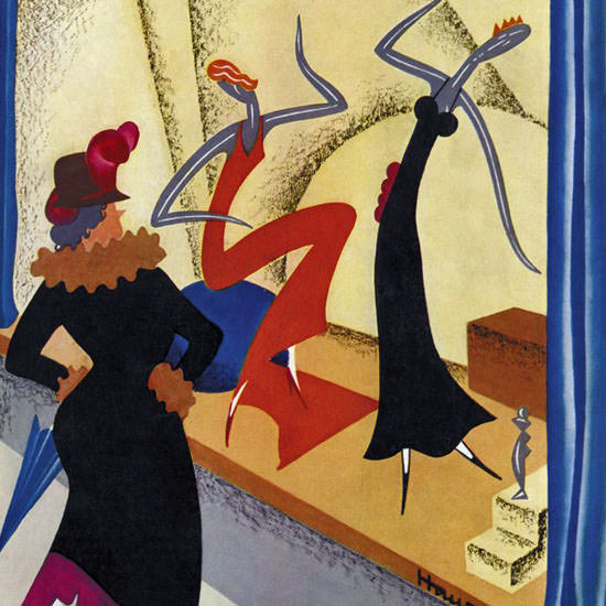 Theodore G Haupt The New Yorker 1931_10_10 Copyright crop | Best of Vintage Cover Art 1900-1970