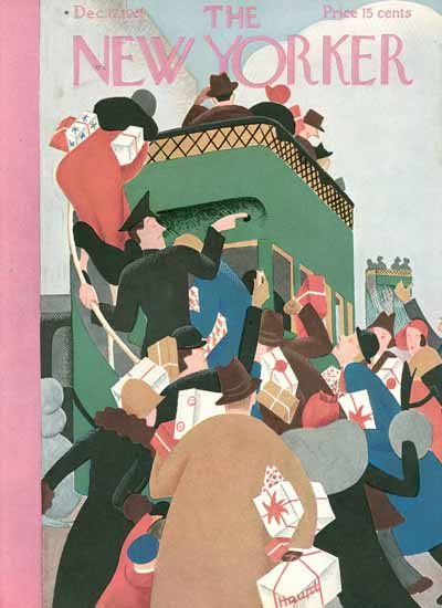 Theodore G Haupt The New Yorker 1931_12_12 Copyright | The New Yorker Graphic Art Covers 1925-1945