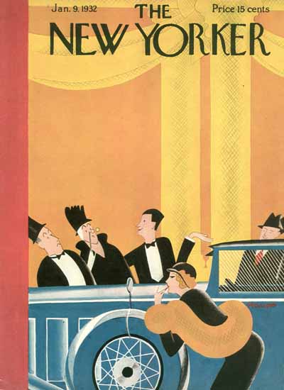 Theodore G Haupt The New Yorker 1932_01_09 Copyright | The New Yorker Graphic Art Covers 1925-1945