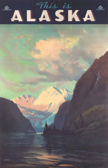 This Is Alaska 1930s | Vintage Travel Posters 1891-1970