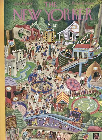 Tibor Gergely The New Yorker 1944_07_29 Copyright | The New Yorker Graphic Art Covers 1925-1945